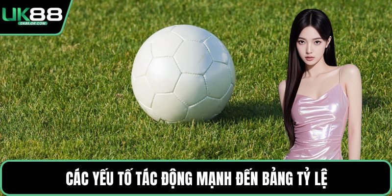 Các yếu tố tác động mạnh đến bảng tỷ lệ