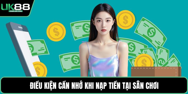 Điều kiện cần nhớ khi nạp tiền tại sân chơi