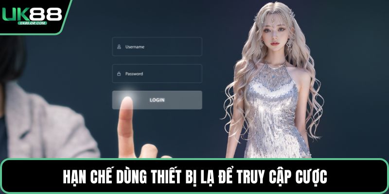 Hạn chế dùng thiết bị lạ để truy cập cược