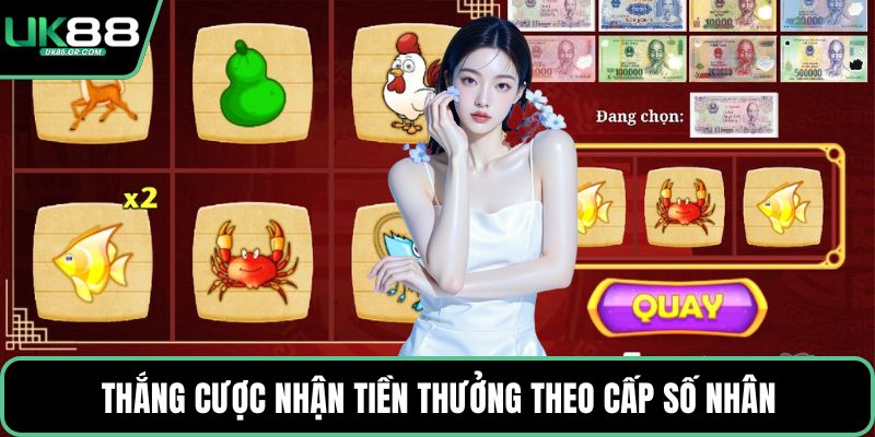 Thắng cược nhận tiền thưởng theo cấp số nhân